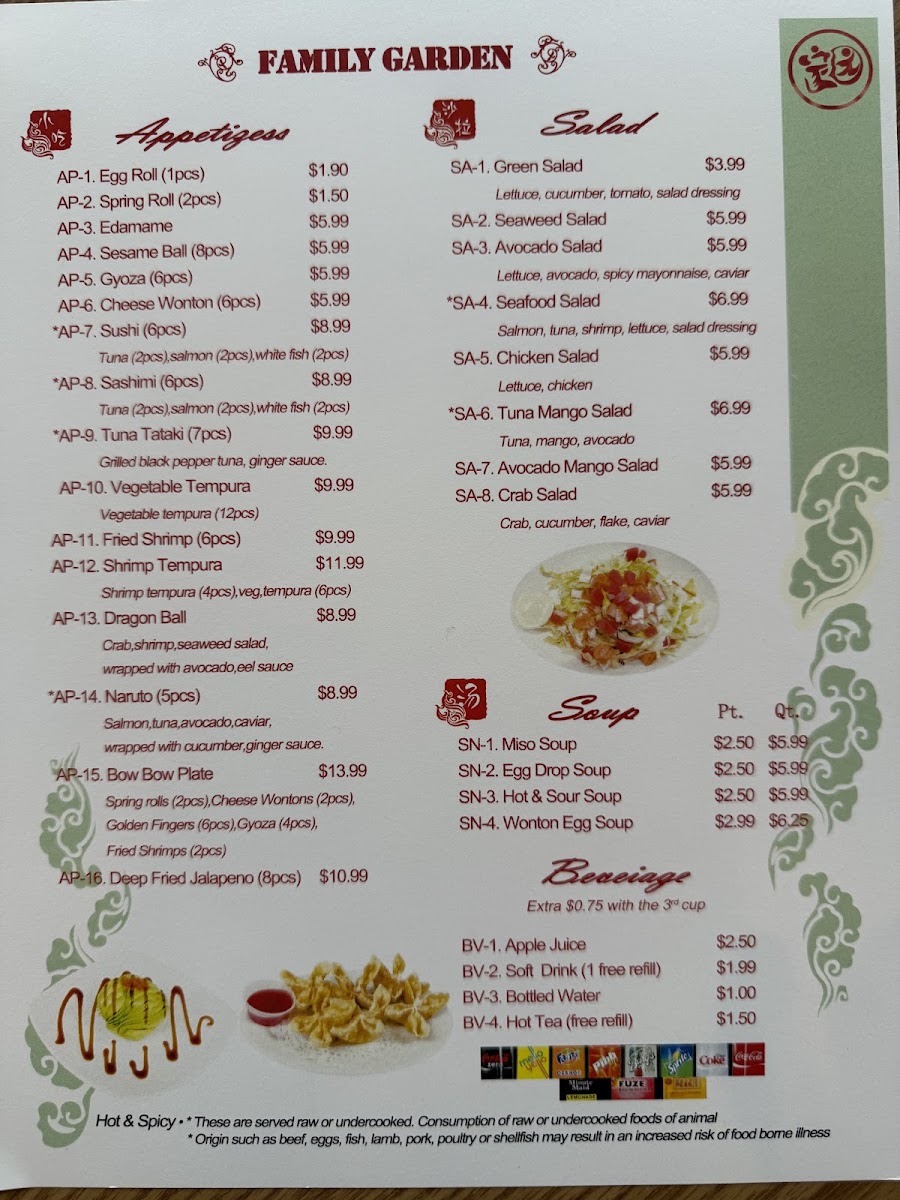 Menu Family Garden-4